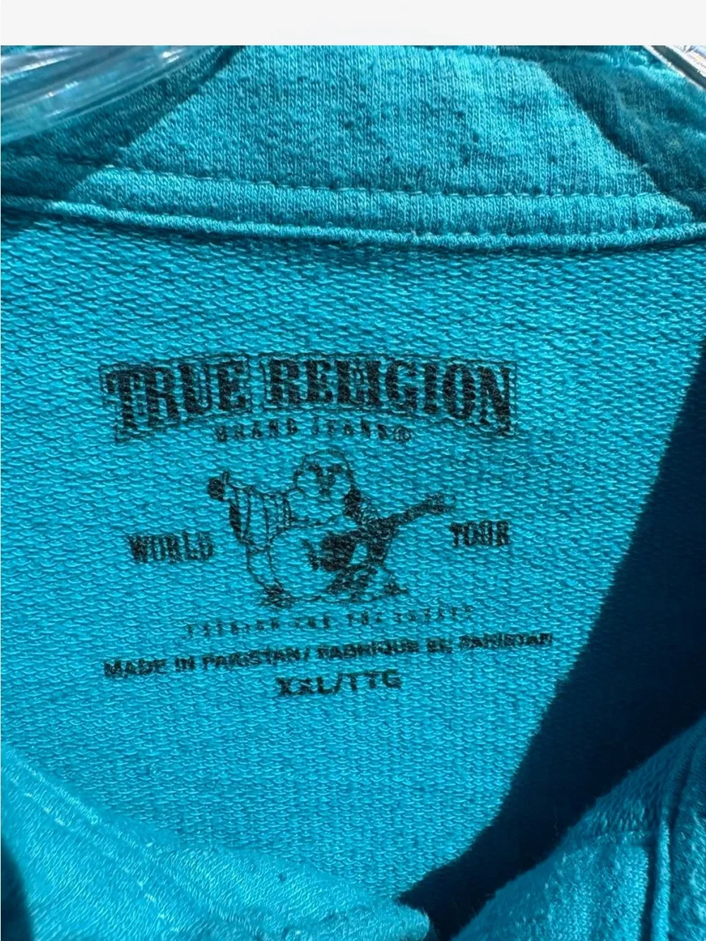 Vintage True Religion Men’s Turquoise Rider California Polo